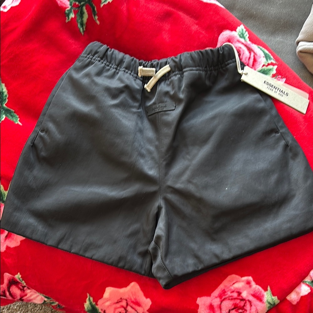 Fear of God Essentials NWT kids nylon sweat water shorts size 8